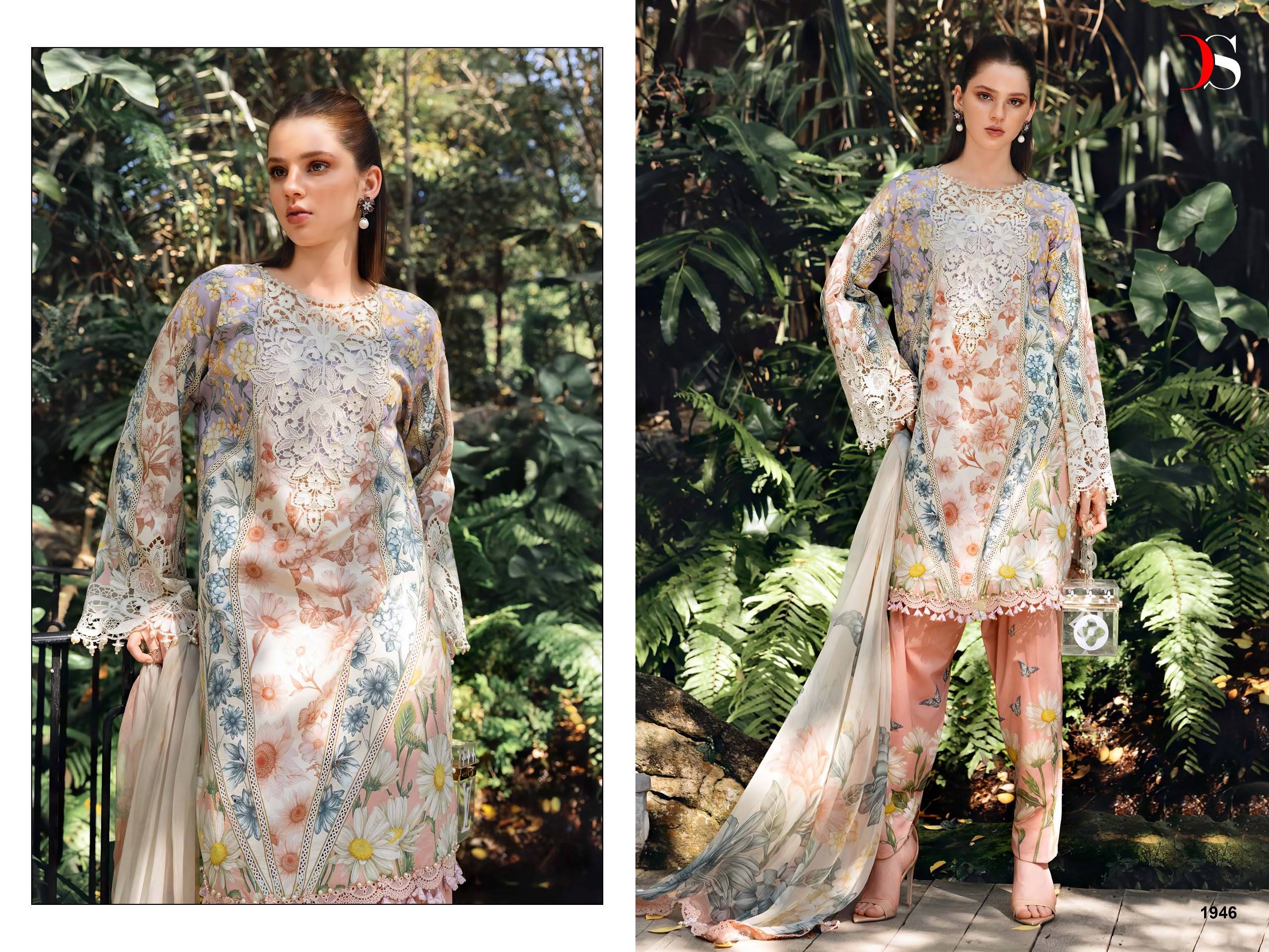 MARIA B. Mprint-6 Nx by DEEPSY SUITS Beautiful Pakistani Suits Colorful Stylish Fancy Ethnic Wear Cotton Dresses At Wholesale